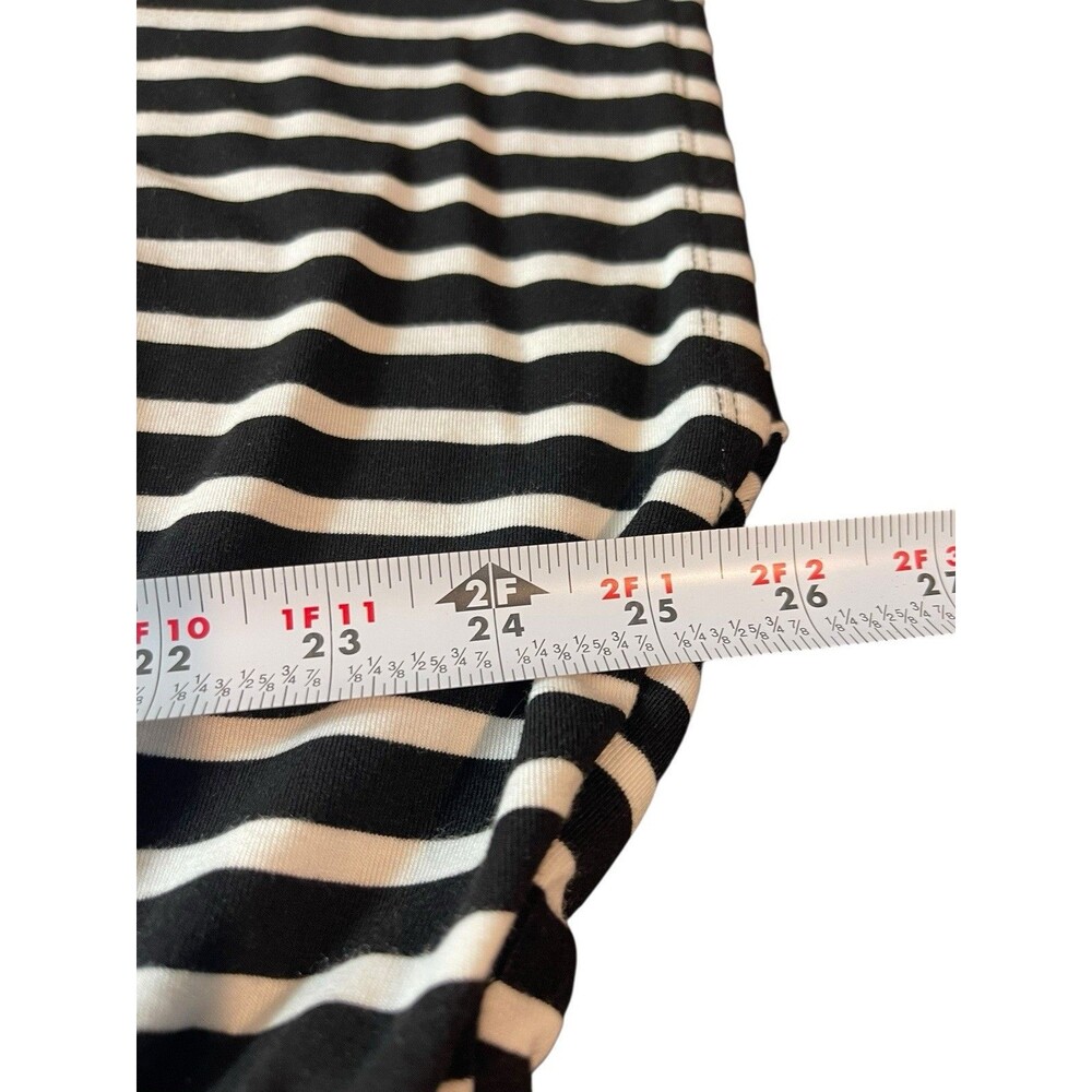 Torrid Stripe Jersey Knit Cross Back Short Sleeve Drawstring Waist 4x Dress - Picture 10 of 14